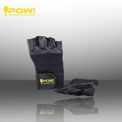POW Leather Gloves With Wrist Wraps