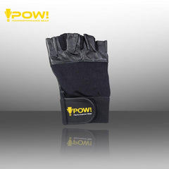 POW Leather Gloves With Wrist Wraps