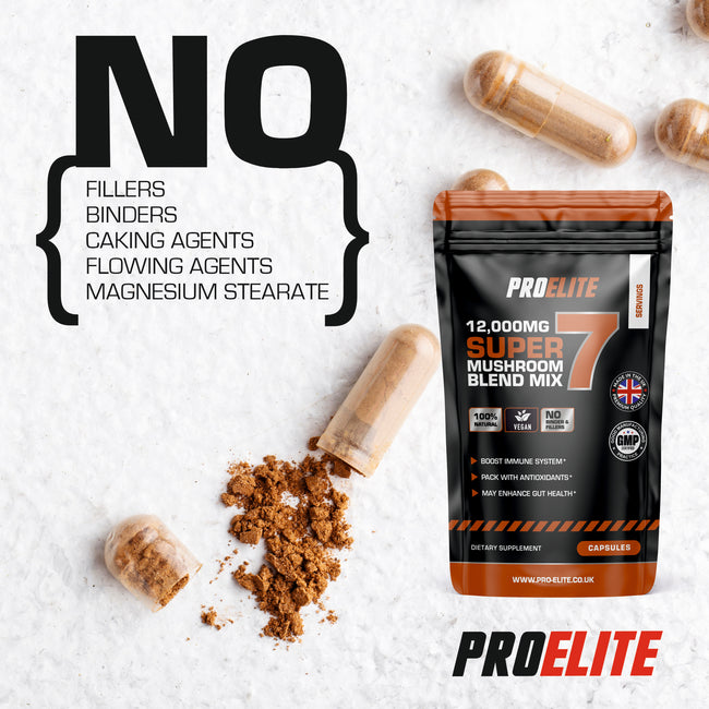 PROELITE 7in1 Mushroom Blend Vegan Capsules