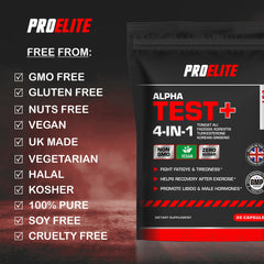 PROELITE Alpha Test+ Vegan Capsules