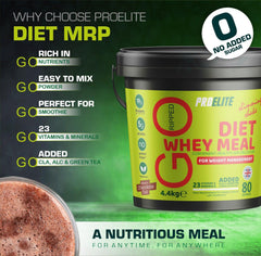 PROELITE Diet Whey Meal 4.4kg Bucket