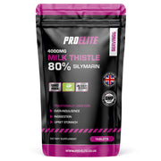 PROELITE Milk Thistle 40:1 Extract - 120 Tablets (100mg) VEGAN
