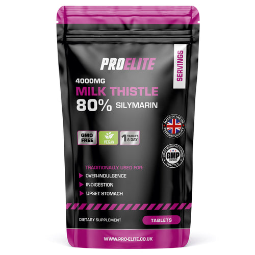 PROELITE Milk Thistle 40:1 Extract - 120 Tablets (100mg) VEGAN