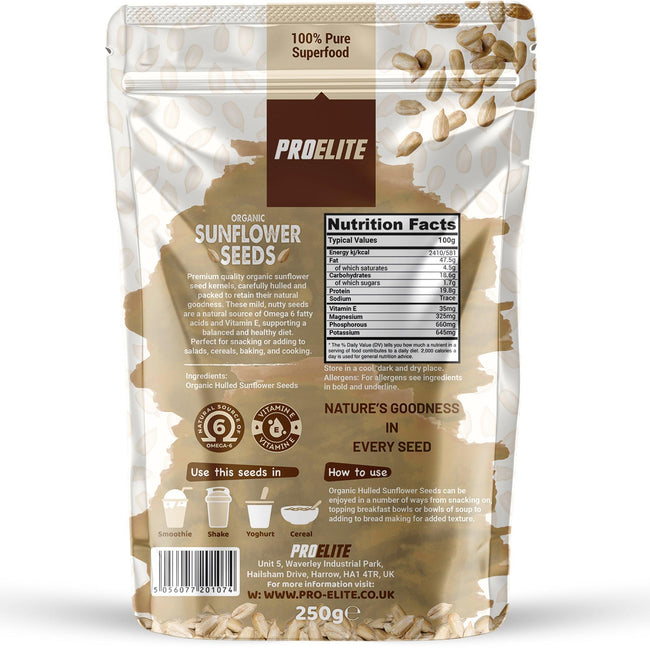 PROELITE Organic Sunflower Seeds