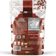PROELITE Organic Whole Brown Linseed (Flaxseed)