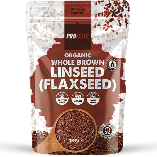 PROELITE Organic Whole Brown Linseed (Flaxseed)