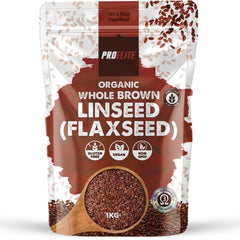 PROELITE Organic Whole Brown Linseed (Flaxseed)