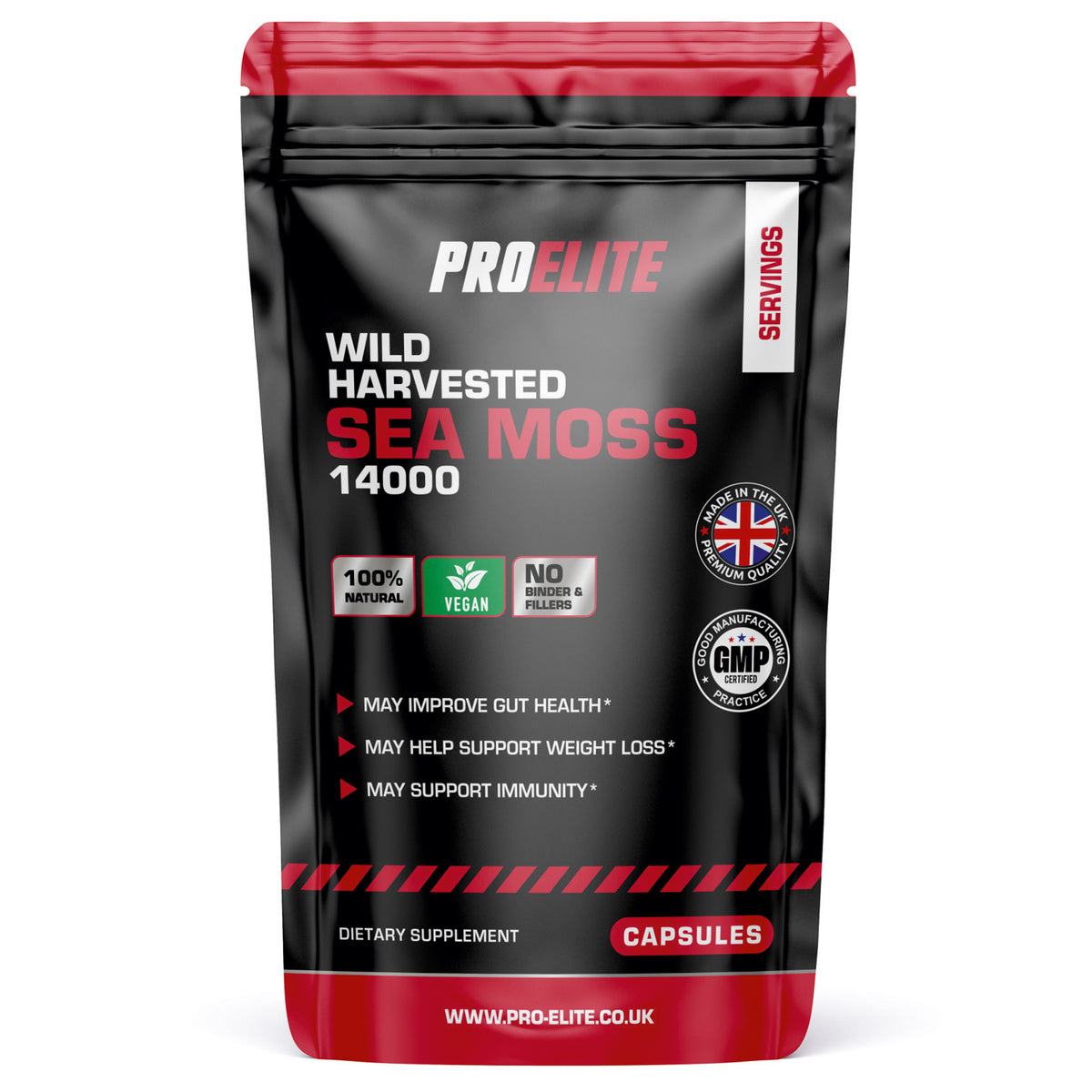 PROELITE Sea Moss Vegan Capsules