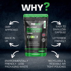 PROELITE Stinging Nettle Root Vegan Capsules