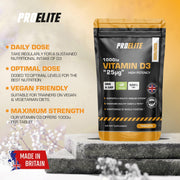 PROELITE Vitamin D3 1000iu Tablets
