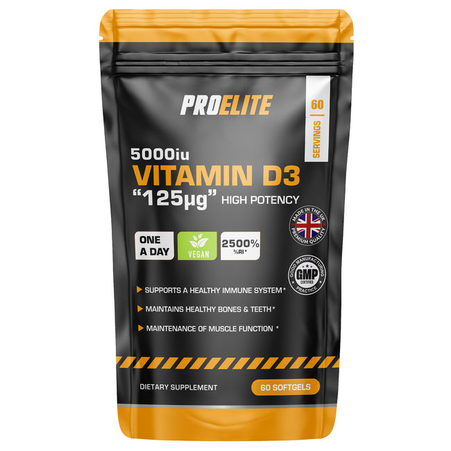 PROELITE Vitamin D3 5000iu Softgels