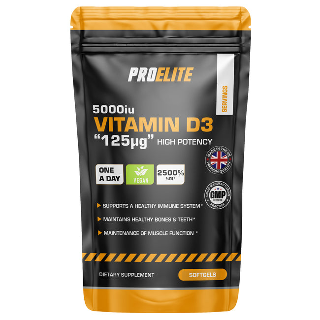 PROELITE Vitamin D3 5000iu Softgels