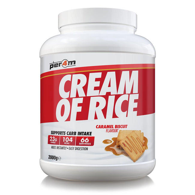 Per4m Cream of Rice 2Kg — 2kg / Caramel Biscuit — pack shot