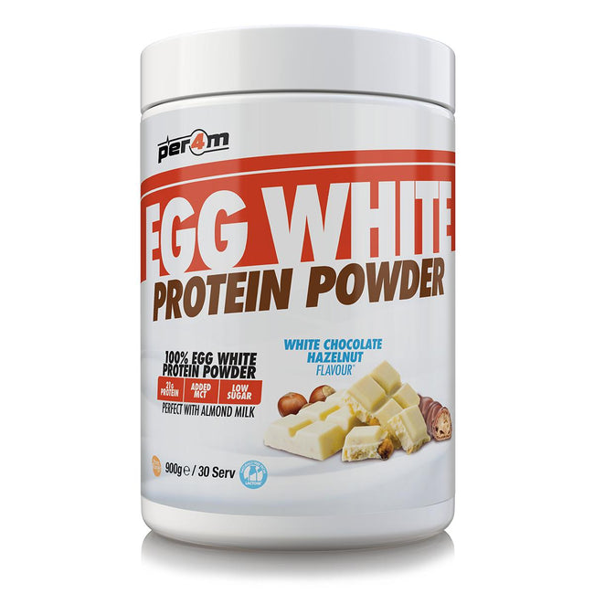 Per4m Egg White Protein Powder 900g — 900g / White Chocolate Hazelnut — pack shot