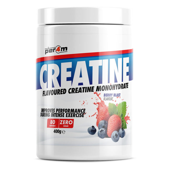 Per4m Flavoured Creatine 400g — Berry Blast — pack shot