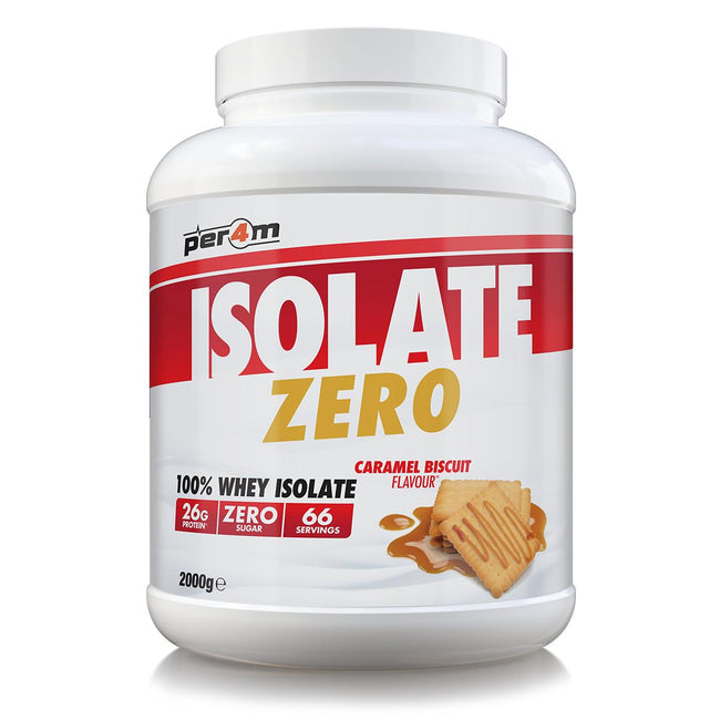 Per4m Isolate Zero 2kg — 2kg / Caramel Biscuit — pack shot