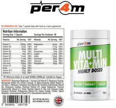 Per4m Multi Vita+Min 30 Capsules
