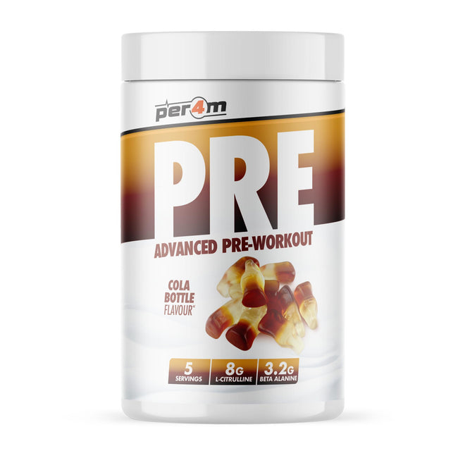 Per4m PRE Advanced Preworkout Formula 5 Servings — 5 Servings / Cola Bottles — pack shot
