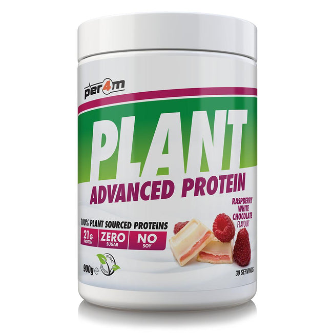 Per4m Plant Protein 900g — 900g / Raspberry White Chocolate — pack shot