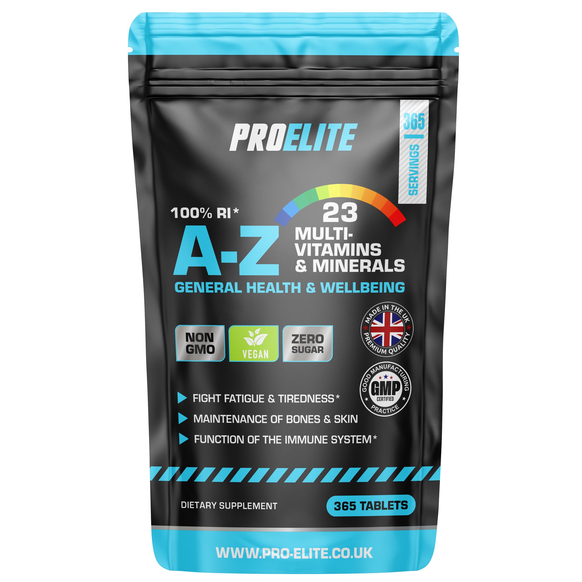 Pro-Elite A-Z Multi Vitamins and Minerals - Vegan Tablets