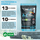 Pro-Elite A-Z Multi Vitamins and Minerals - Vegan Tablets