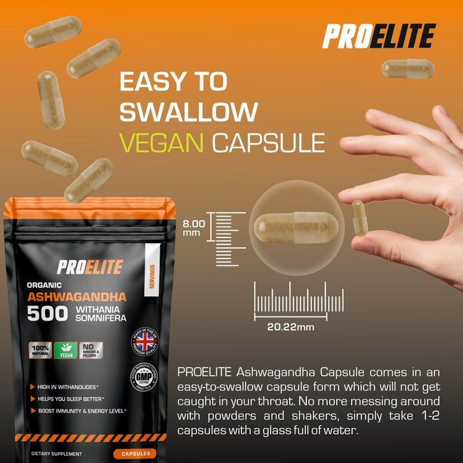 Pro-Elite Ashwagandha Vegan Capsules