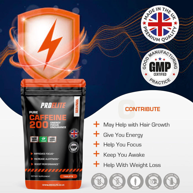 Pro-Elite Caffeine Vegan Tablets