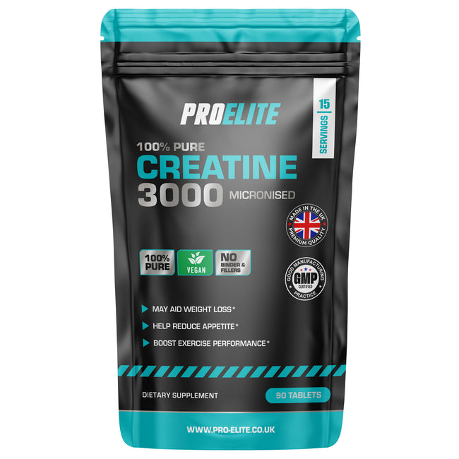 Pro-Elite Creatine Monohydrate 500mg Vegan Tablets 