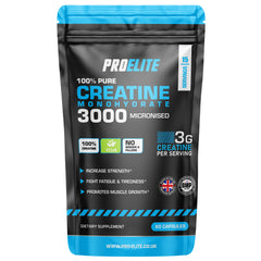 Pro-Elite Creatine Monohydrate 750mg - Vegan Capsules