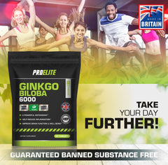Pro-Elite Ginkgo Biloba 6000 Vegan Tablets