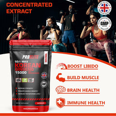 Pro-Elite Korean Ginseng 300mg Vegan Capsules