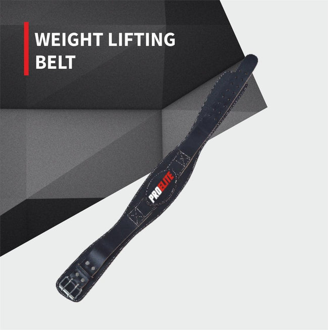 Pro-Elite Leather Weight Lifting Belt