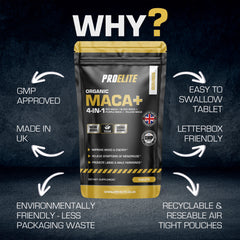Pro-Elite Maca Root 5:1 Extract Vegan Tablets