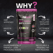 Pro-Elite Milk Thistle 40:1 Extract - Capsules VEGAN