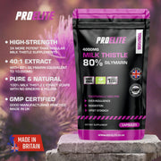 Pro-Elite Milk Thistle 40:1 Extract - Capsules VEGAN