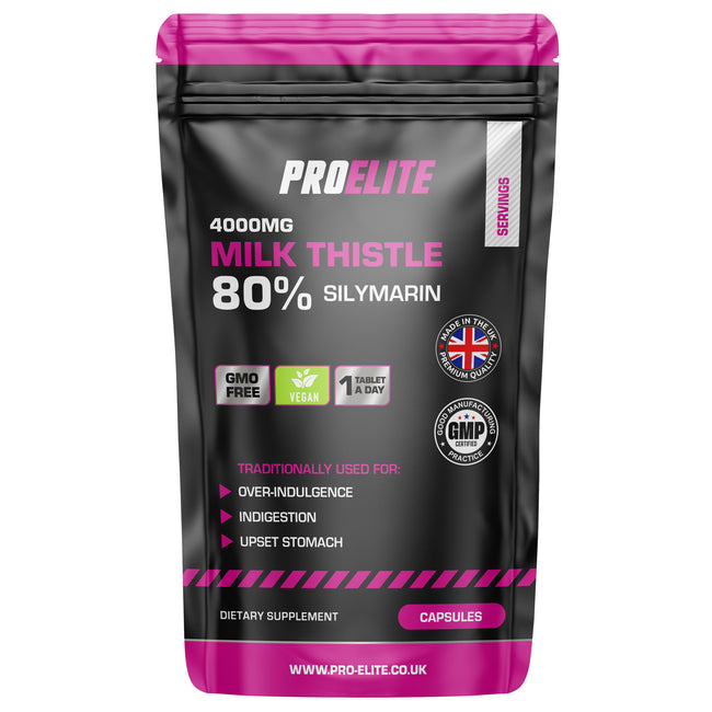 Pro-Elite Milk Thistle 40:1 Extract - Capsules VEGAN