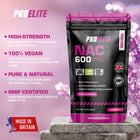 Pro-Elite NAC N-ACETYL L-CYSTEINE Vegan Capsules