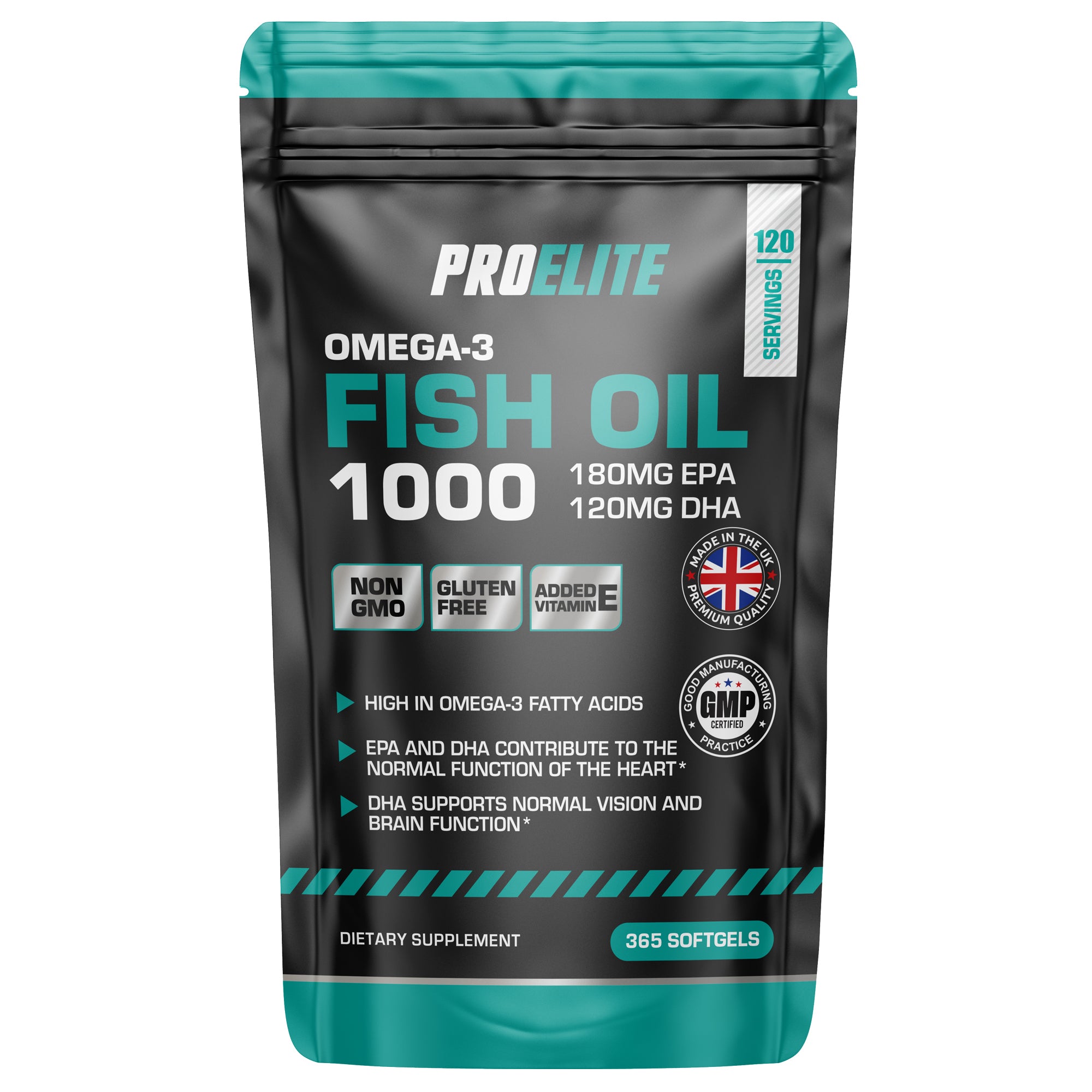 Pro-Elite Omega 3 Fish Oil Softgels
