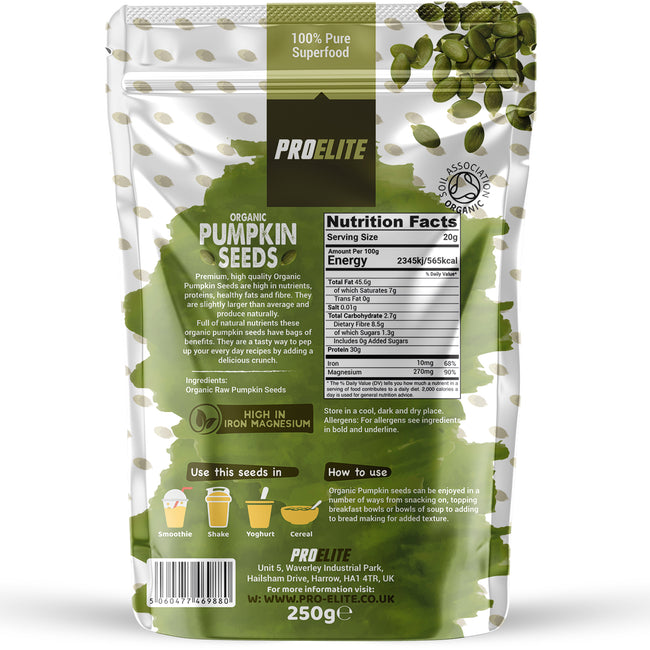 PROELITE Organic Pumpkin Seeds