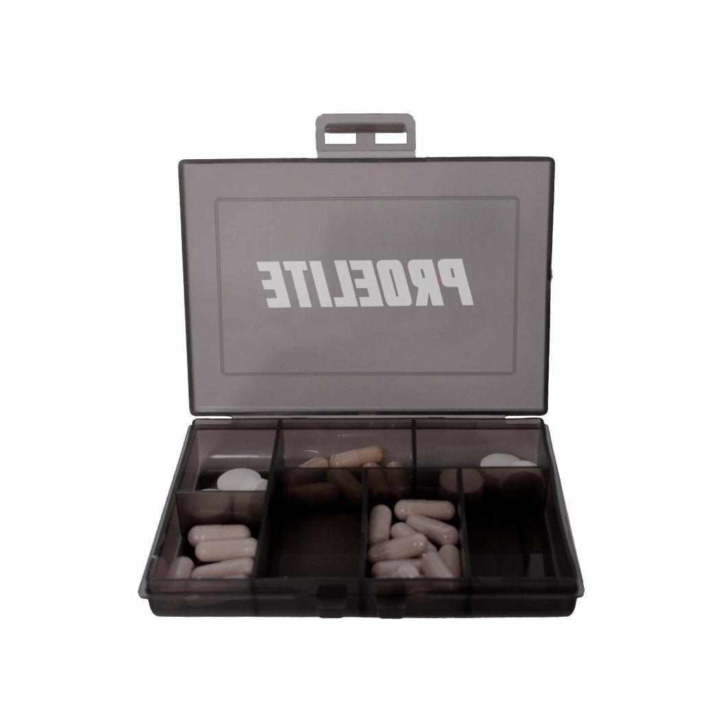 Pro-Elite Pill Box - Black-Shakers Jugs & Pill Boxes-londonsupps