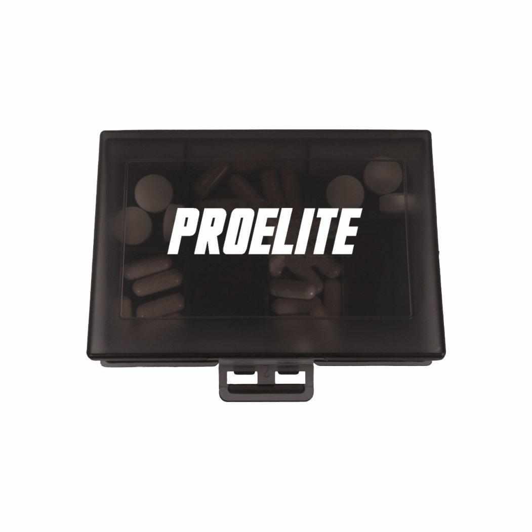 Pro-Elite Pill Box - Black-Shakers Jugs & Pill Boxes-londonsupps