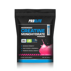 Pro-Elite Pure Creatine Monohydrate Powder 500g (Pouch)