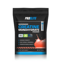 Pro-Elite Pure Creatine Monohydrate Powder 500g (Pouch)