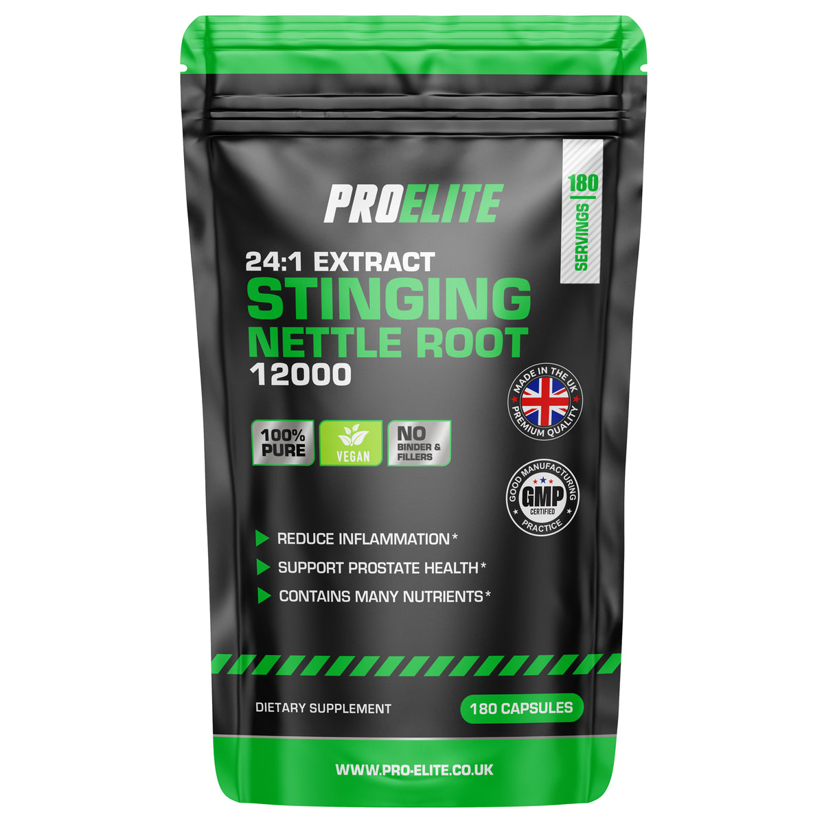 Pro Elite Stinging Nettle Root Vegan Capsules
