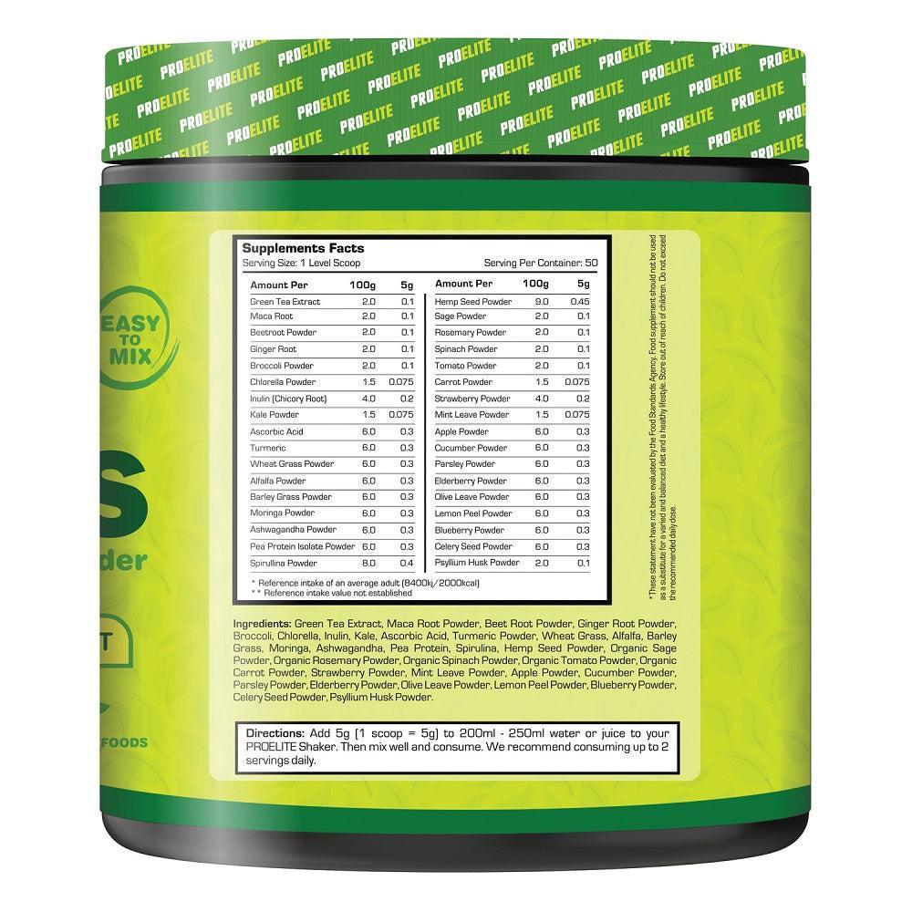 Pro-Elite Super Greens Powder 250g