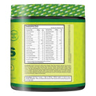 Pro Elite Super Greens 250g – ingredient and nutrition label