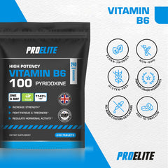 Pro-Elite Vitamin B6 Vegan Tablets