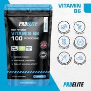 Pro-Elite Vitamin B6 Vegan Tablets