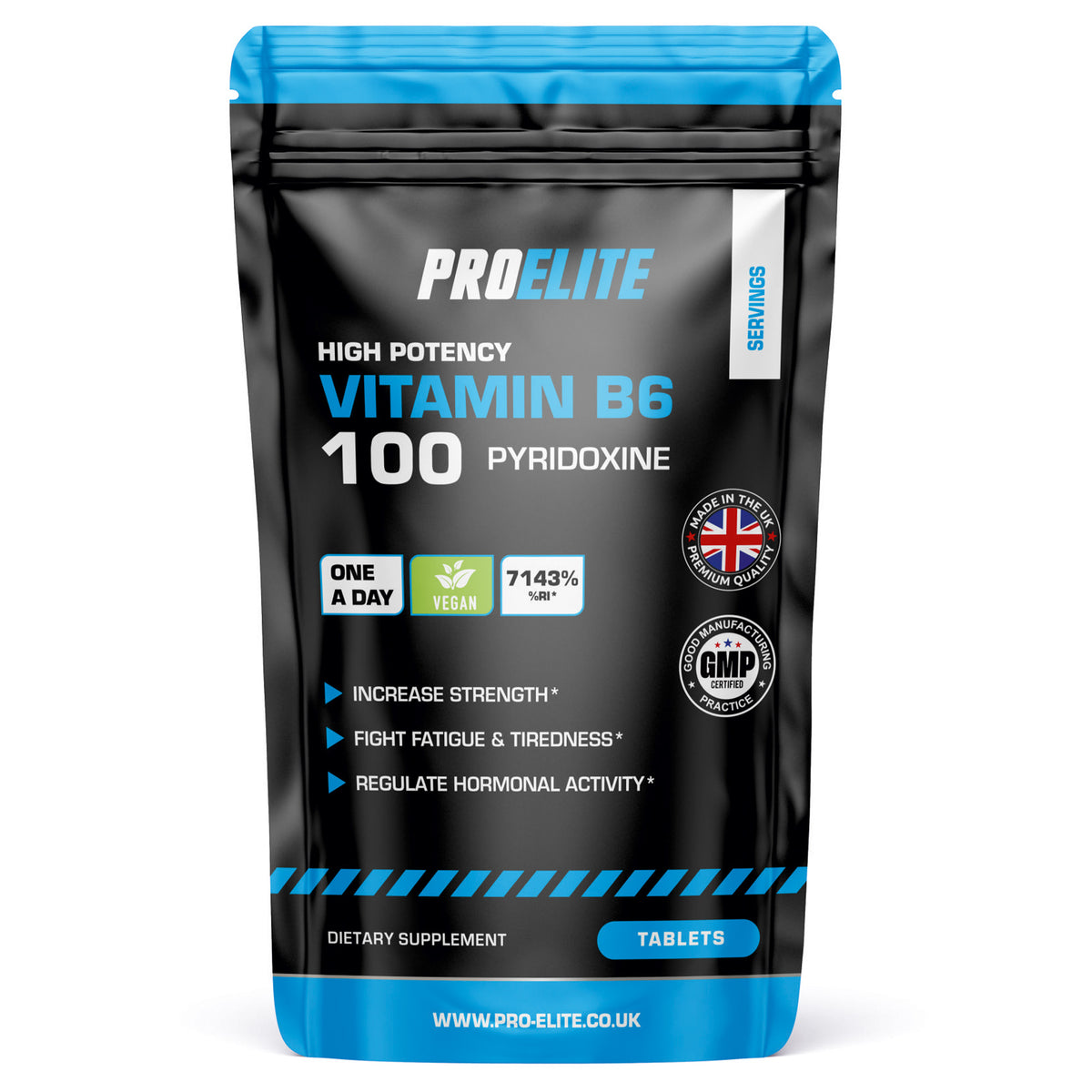 Pro-Elite Vitamin B6 Vegan Tablets