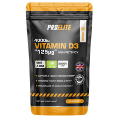 Pro-Elite Vitamin D3 4000iu Vegan Tablets